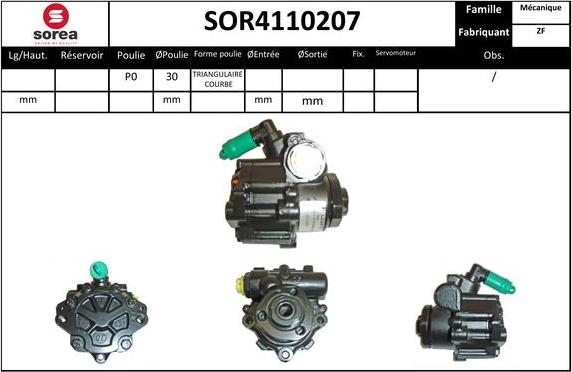 EAI SOR4110207 - Pompa idraulica, Sterzo autozon.pro