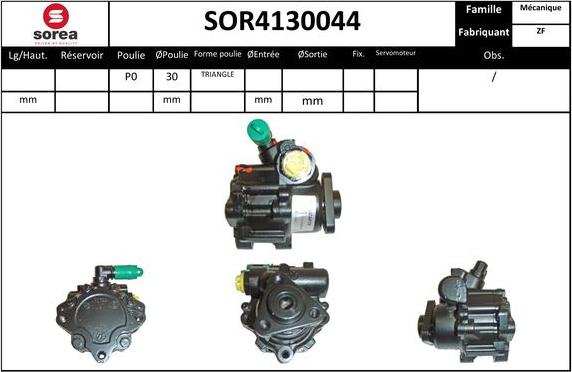 EAI SOR4130044 - Pompa idraulica, Sterzo autozon.pro