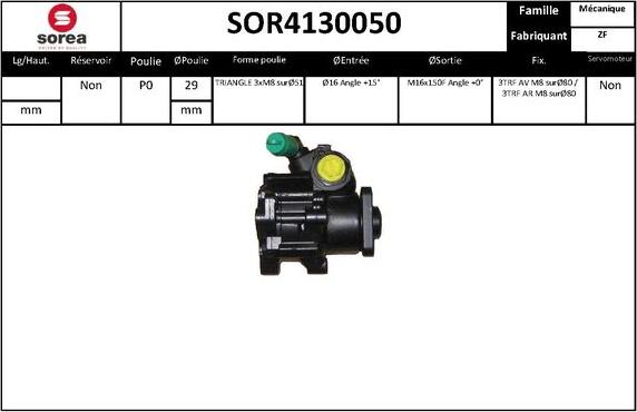 EAI SOR4130050 - Pompa idraulica, Sterzo autozon.pro