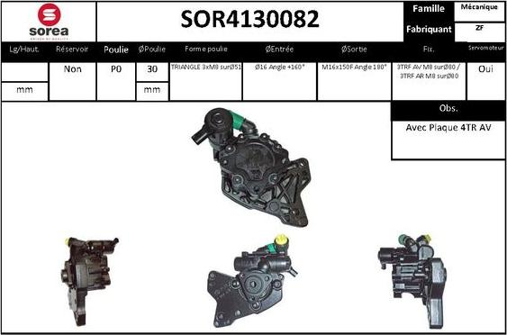 EAI SOR4130082 - Pompa idraulica, Sterzo autozon.pro