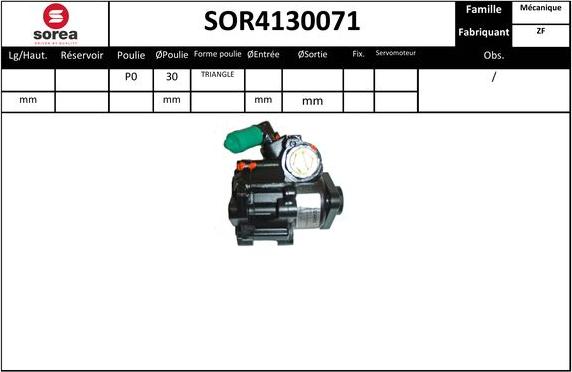 EAI SOR4130071 - Pompa idraulica, Sterzo autozon.pro