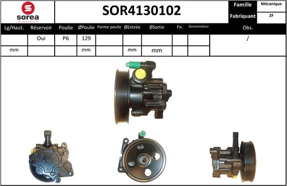 EAI SOR4130102 - Pompa idraulica, Sterzo autozon.pro