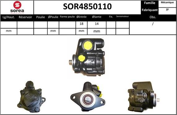 EAI SOR4850110 - Pompa idraulica, Sterzo autozon.pro