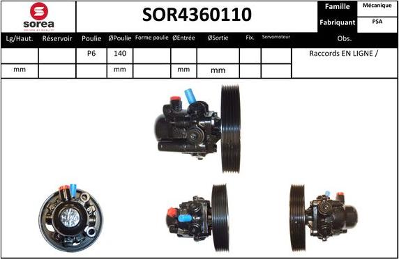 EAI SOR4360110 - Pompa idraulica, Sterzo autozon.pro