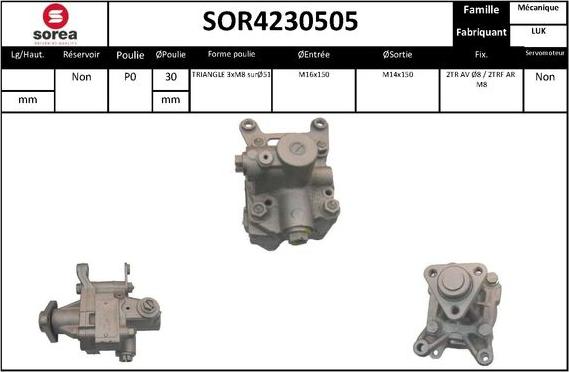 EAI SOR4230505 - Pompa idraulica, Sterzo autozon.pro