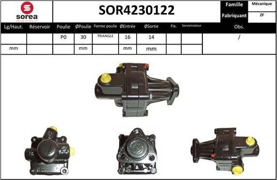 EAI SOR4230122 - Pompa idraulica, Sterzo autozon.pro