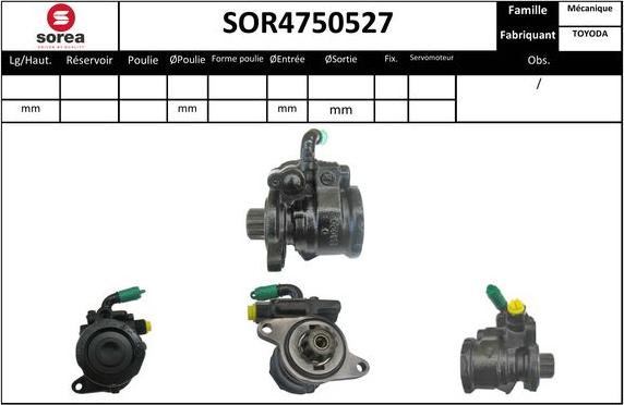 EAI SOR4750527 - Pompa idraulica, Sterzo autozon.pro