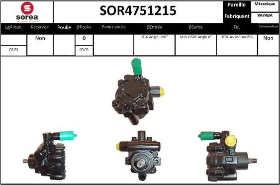 EAI SOR4751215 - Pompa idraulica, Sterzo autozon.pro