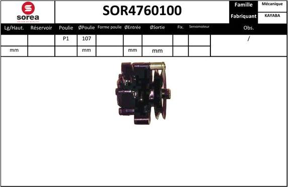 EAI SOR4760100 - Pompa idraulica, Sterzo autozon.pro