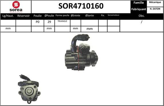 EAI SOR4710160 - Pompa idraulica, Sterzo autozon.pro