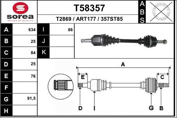 ATI 26171 - Albero motore / Semiasse autozon.pro