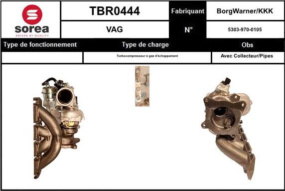 EAI TBR0444 - Turbocompressore, Sovralimentazione autozon.pro