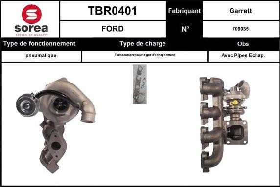 EAI TBR0401 - Turbocompressore, Sovralimentazione autozon.pro