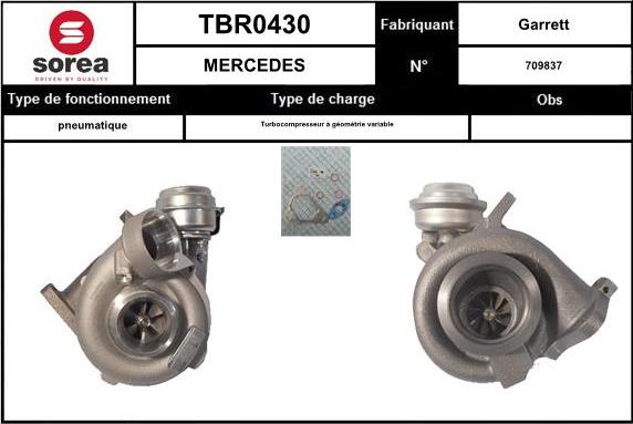 EAI TBR0430 - Turbocompressore, Sovralimentazione autozon.pro