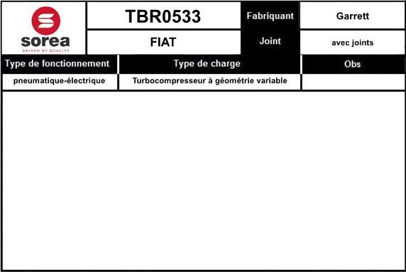 EAI TBR0533 - Turbocompressore, Sovralimentazione autozon.pro