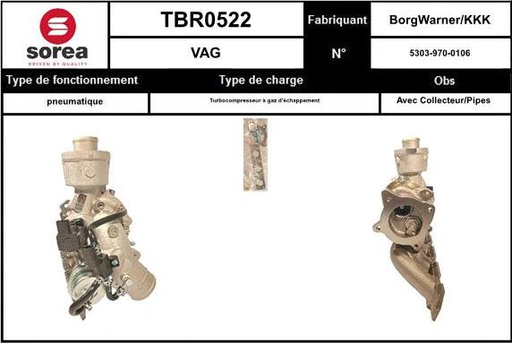 EAI TBR0522 - Turbocompressore, Sovralimentazione autozon.pro