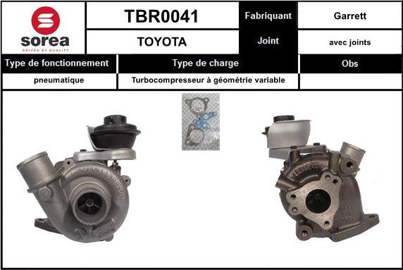 EAI TBR0041 - Turbocompressore, Sovralimentazione autozon.pro