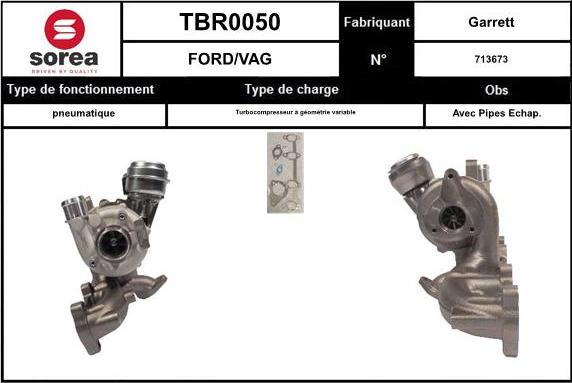 EAI TBR0050 - Turbocompressore, Sovralimentazione autozon.pro