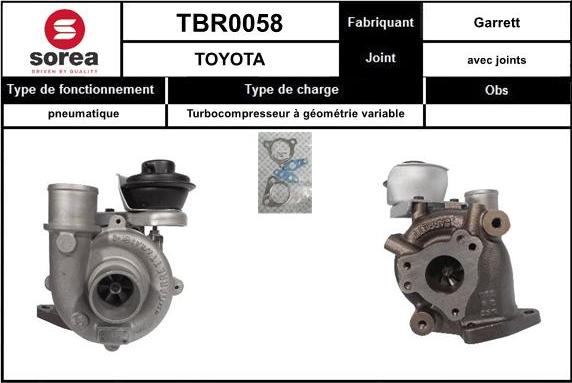 EAI TBR0058 - Turbocompressore, Sovralimentazione autozon.pro