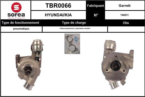 EAI TBR0066 - Turbocompressore, Sovralimentazione autozon.pro