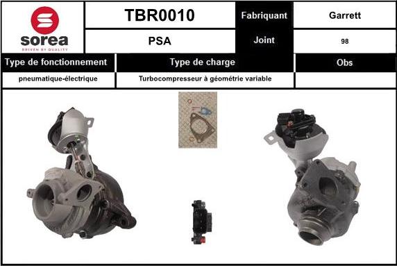 EAI TBR0010 - Turbocompressore, Sovralimentazione autozon.pro