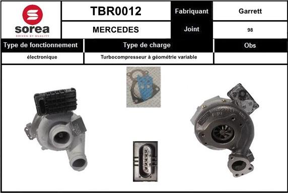 EAI TBR0012 - Turbocompressore, Sovralimentazione autozon.pro