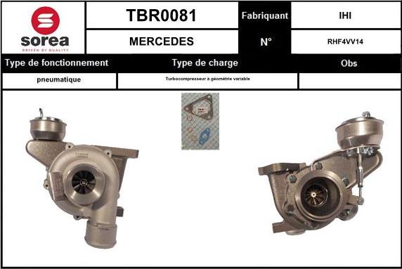 EAI TBR0081 - Turbocompressore, Sovralimentazione autozon.pro