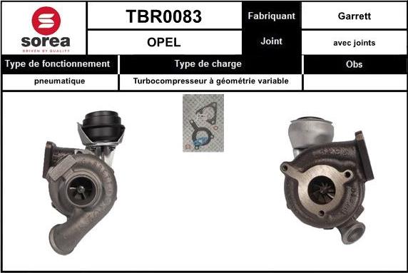 EAI TBR0083 - Turbocompressore, Sovralimentazione autozon.pro