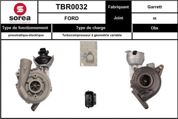 EAI TBR0032 - Turbocompressore, Sovralimentazione autozon.pro