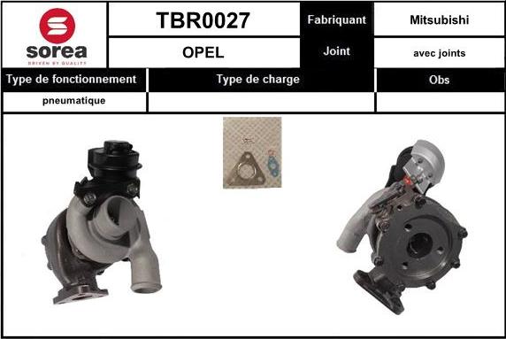 EAI TBR0027 - Turbocompressore, Sovralimentazione autozon.pro