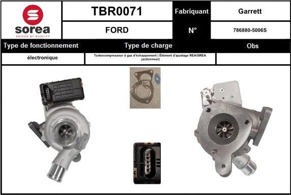 EAI TBR0071 - Turbocompressore, Sovralimentazione autozon.pro