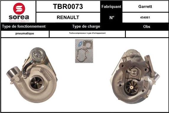 EAI TBR0073 - Turbocompressore, Sovralimentazione autozon.pro