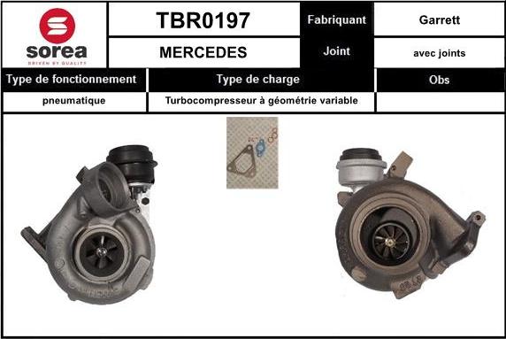 EAI TBR0197 - Turbocompressore, Sovralimentazione autozon.pro