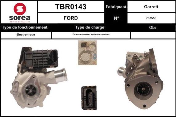 EAI TBR0143 - Turbocompressore, Sovralimentazione autozon.pro