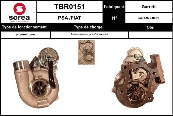 EAI TBR0151 - Turbocompressore, Sovralimentazione autozon.pro