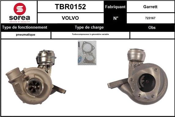 EAI TBR0152 - Turbocompressore, Sovralimentazione autozon.pro