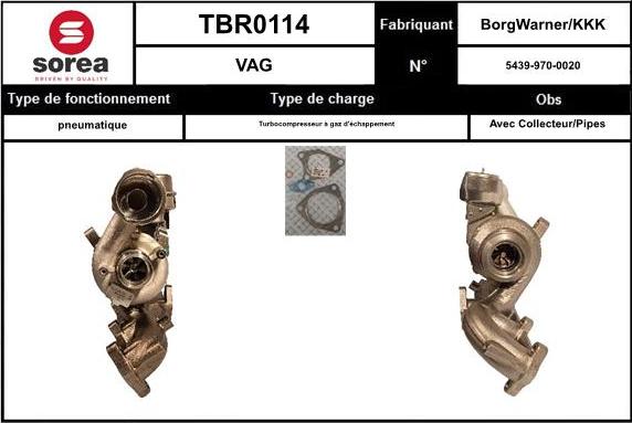 EAI TBR0114 - Turbocompressore, Sovralimentazione autozon.pro