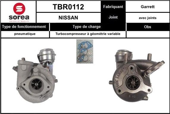 EAI TBR0112 - Turbocompressore, Sovralimentazione autozon.pro