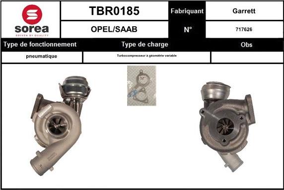 EAI TBR0185 - Turbocompressore, Sovralimentazione autozon.pro