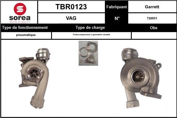 EAI TBR0123 - Turbocompressore, Sovralimentazione autozon.pro