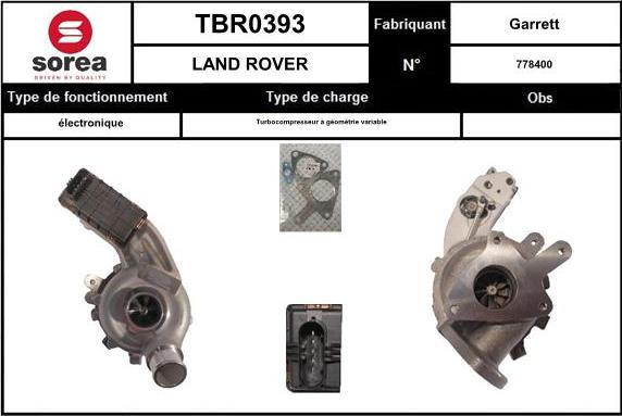 EAI TBR0393 - Turbocompressore, Sovralimentazione autozon.pro