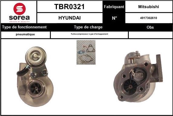 EAI TBR0321 - Turbocompressore, Sovralimentazione autozon.pro