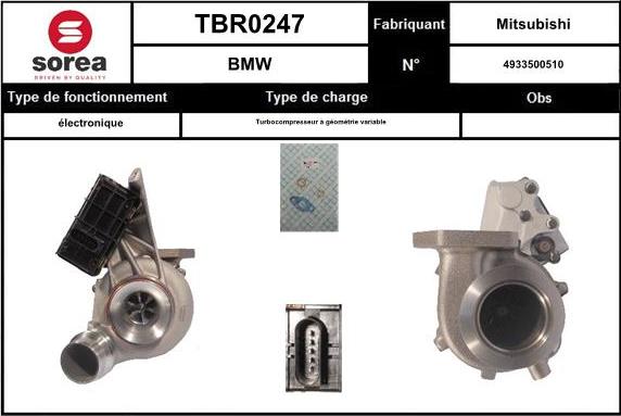 EAI TBR0247 - Turbocompressore, Sovralimentazione autozon.pro