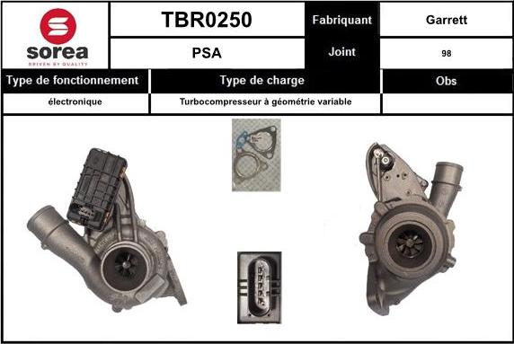 EAI TBR0250 - Turbocompressore, Sovralimentazione autozon.pro