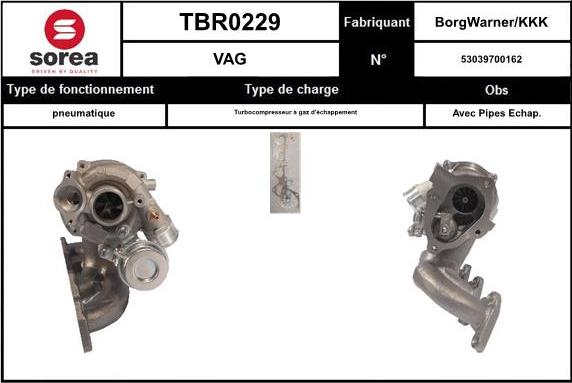 EAI TBR0229 - Turbocompressore, Sovralimentazione autozon.pro