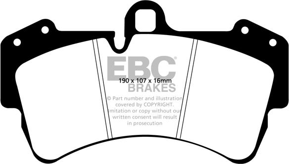 EBC Brakes DP41473R - Kit pastiglie freno, Freno a disco autozon.pro