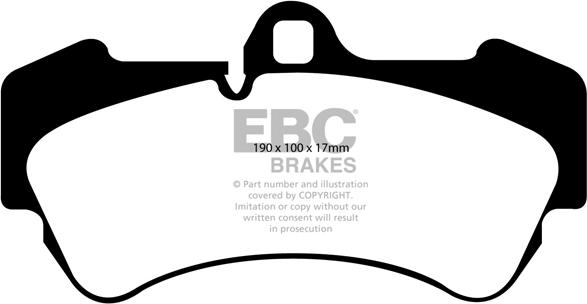 EBC Brakes DP41521R - Kit pastiglie freno, Freno a disco autozon.pro