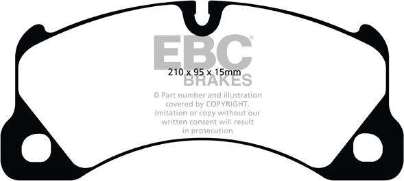 EBC Brakes DP41835R - Kit pastiglie freno, Freno a disco autozon.pro