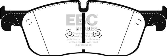 EBC Brakes DP42255R - Kit pastiglie freno, Freno a disco autozon.pro