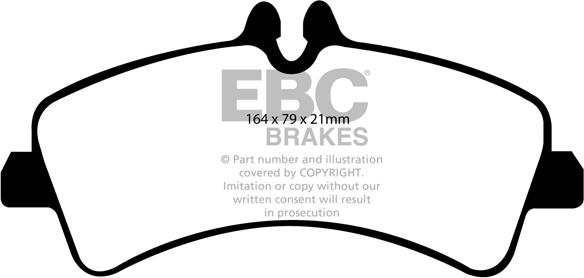 EBC Brakes DP1929 - Kit pastiglie freno, Freno a disco autozon.pro